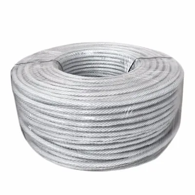 חבל פלדה מצופה PVC עמיד